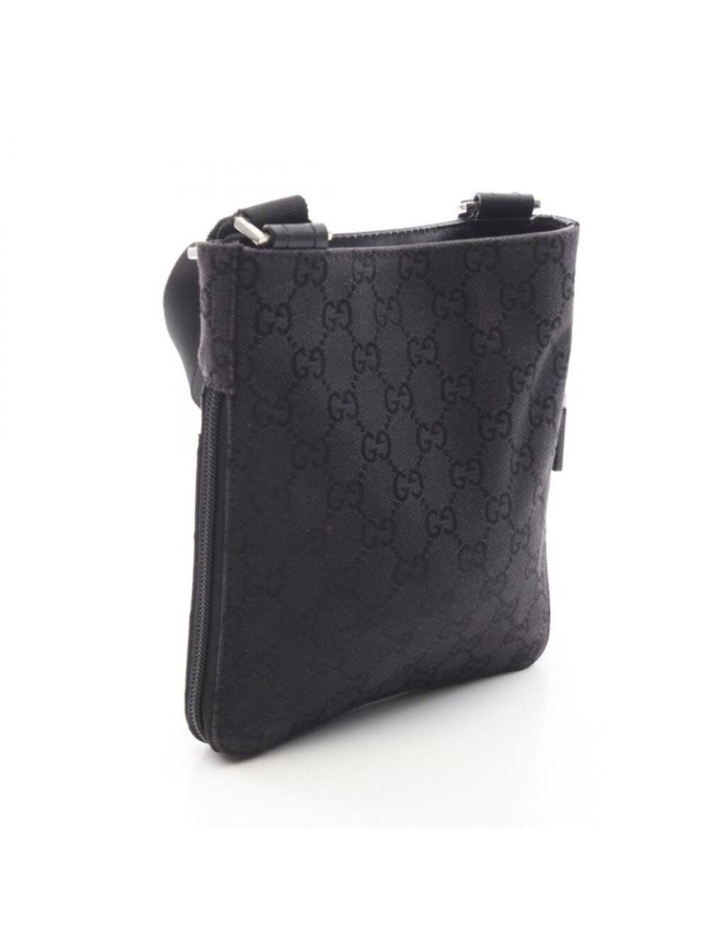 Gucci Shoulder Bag GG Canvas 019 Black - Picture 2 of 7